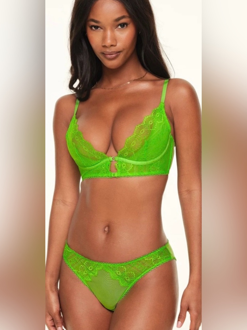 Adore Me Bra and Ouvert Panty set NWOT